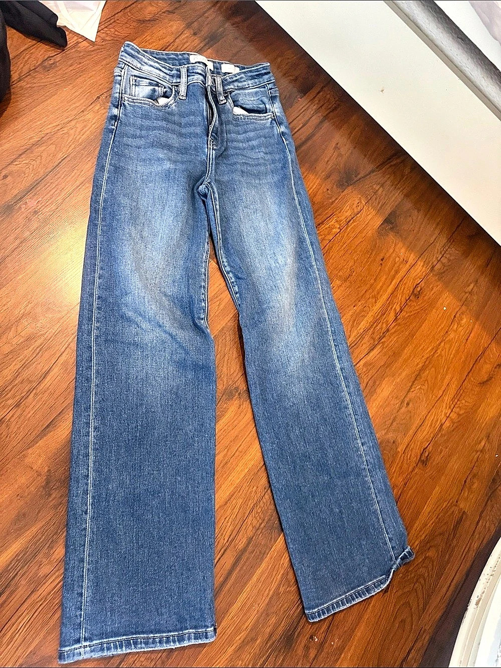 KanCan 90's Fit Jeans Boot Cut Blue Waist 8